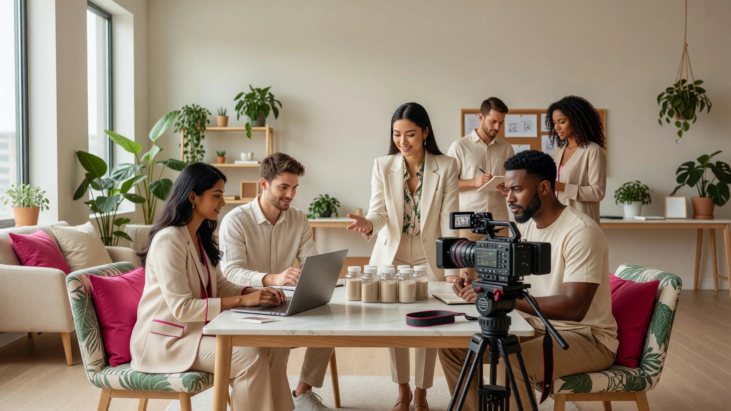 Wellness brand content and marketing preparation