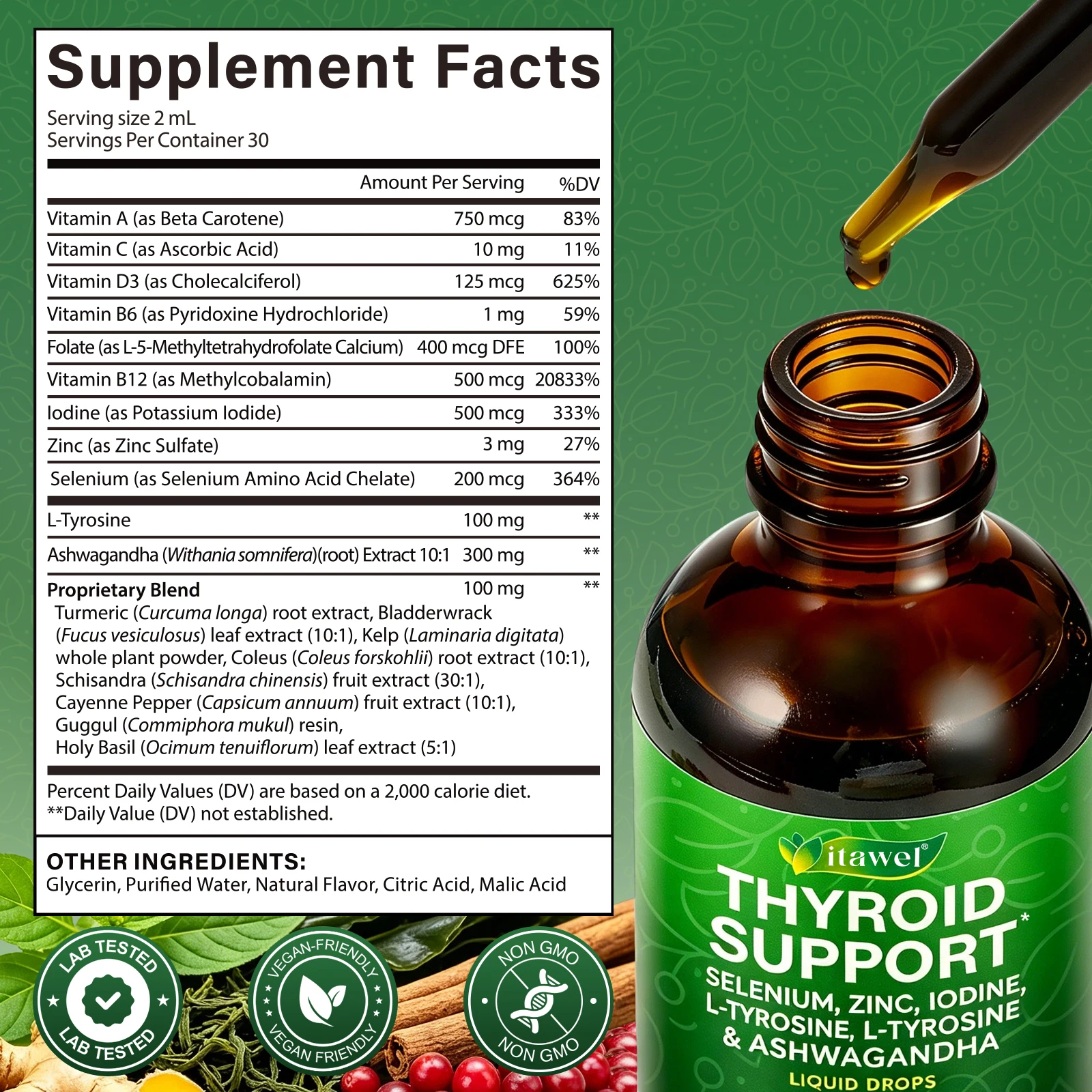Itawel® - Thyroid Support Liquid Drops