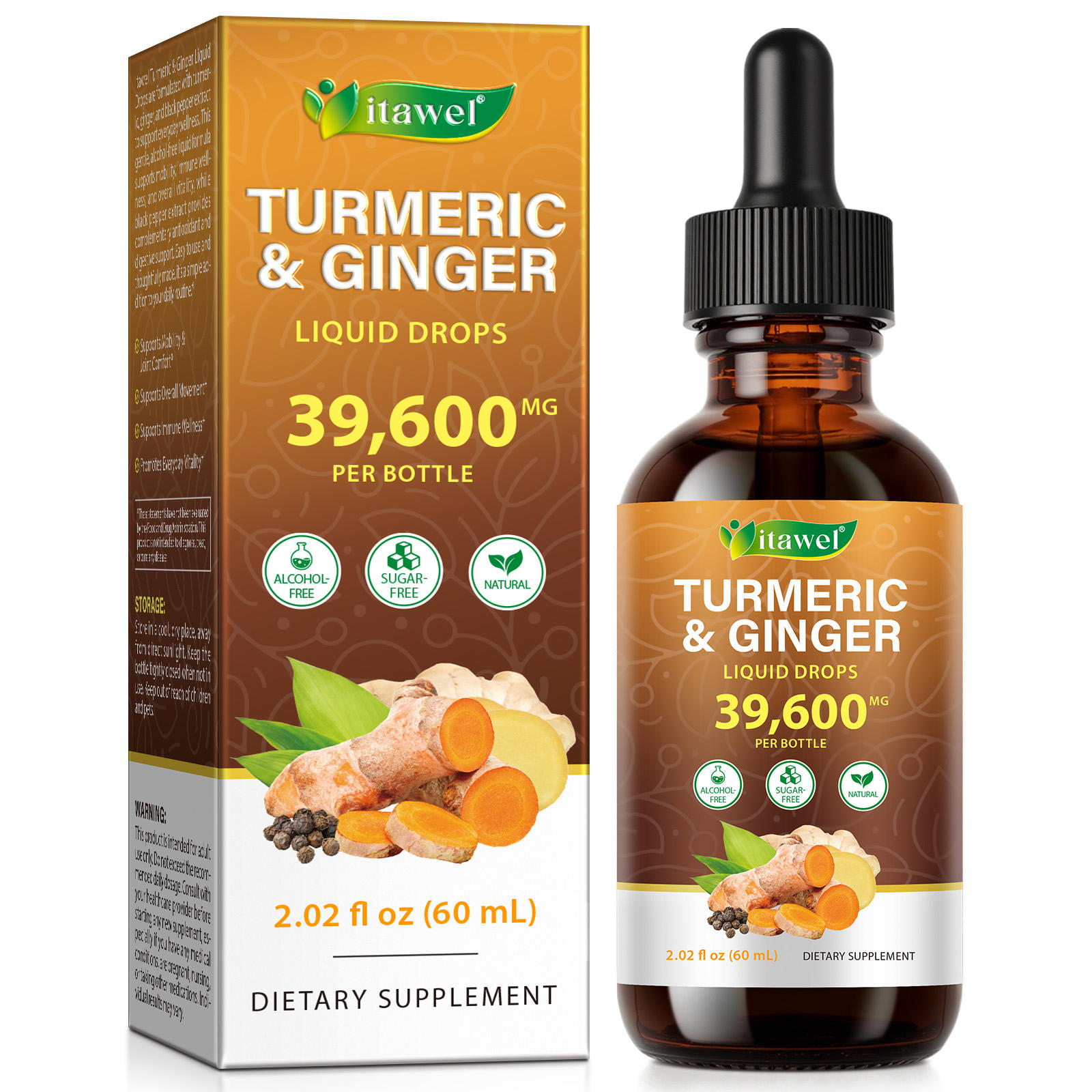 Itawel® - Turmeric & Ginger Liquid Drops