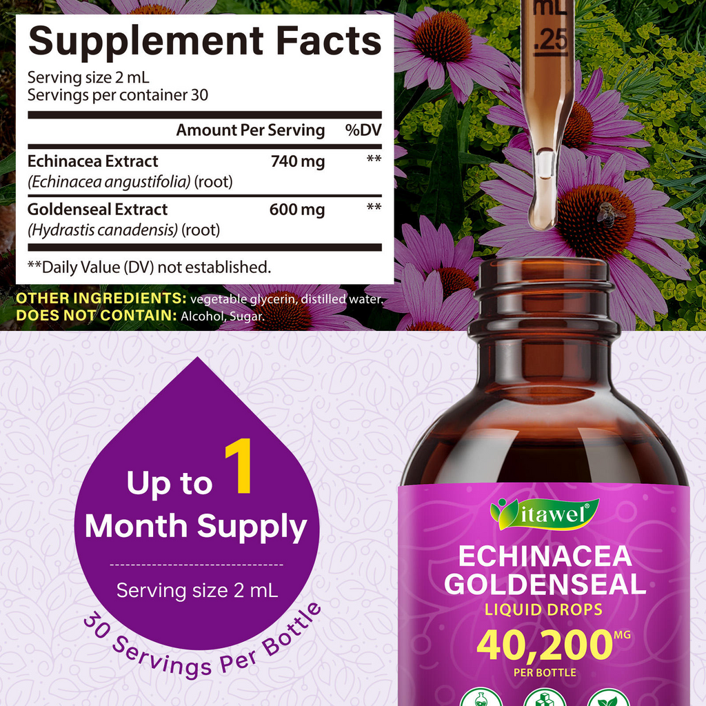 Itawel® - Echinacea Goldenseal Root Liquid Drops