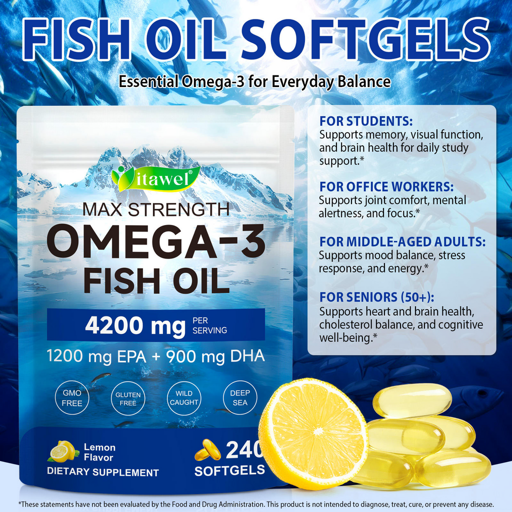 Itawel® - Omega-3 Fish Oil Softgels