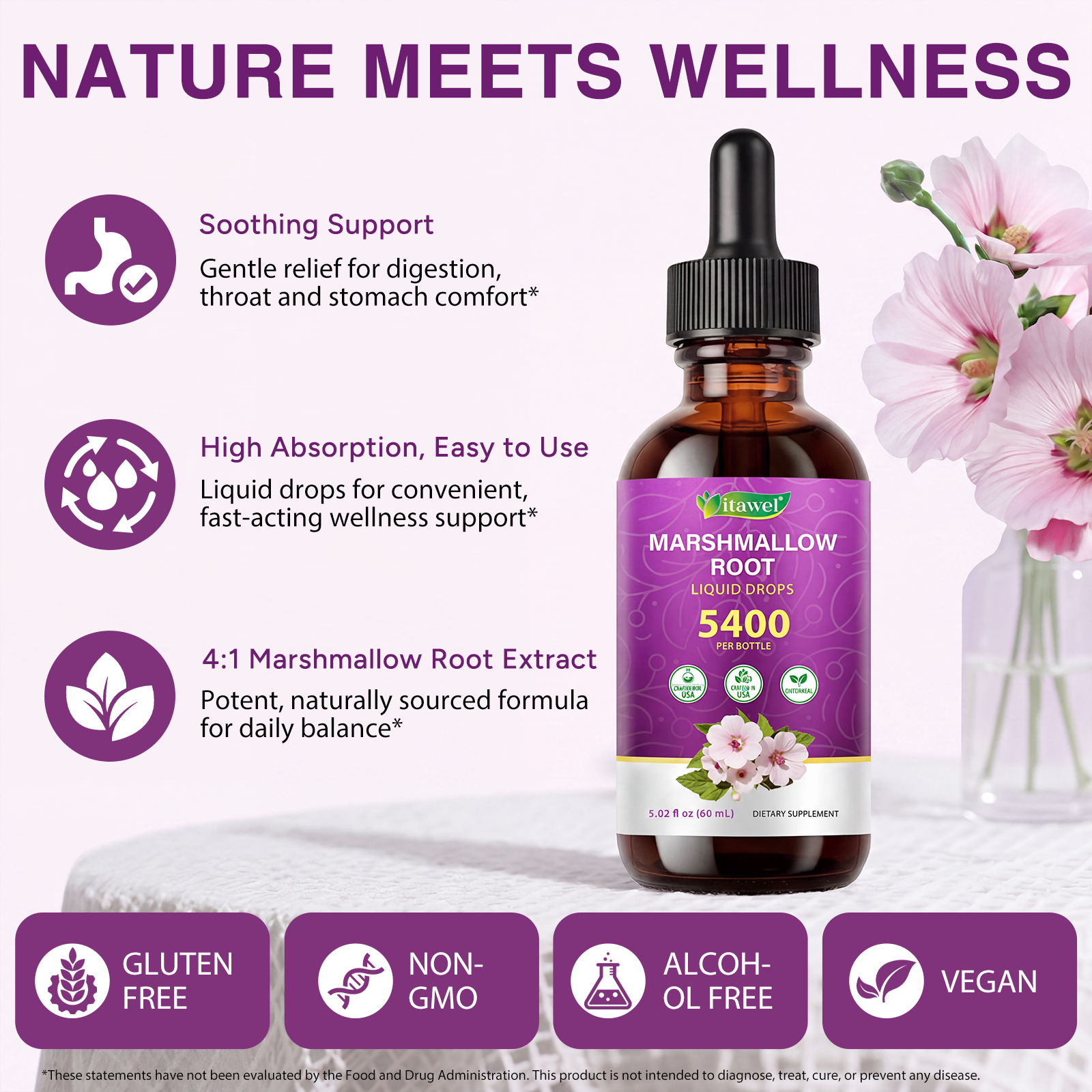 Itawel® - Marshmallow Root Liquid Drops