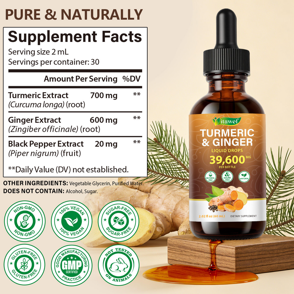 Itawel® - Turmeric & Ginger Liquid Drops