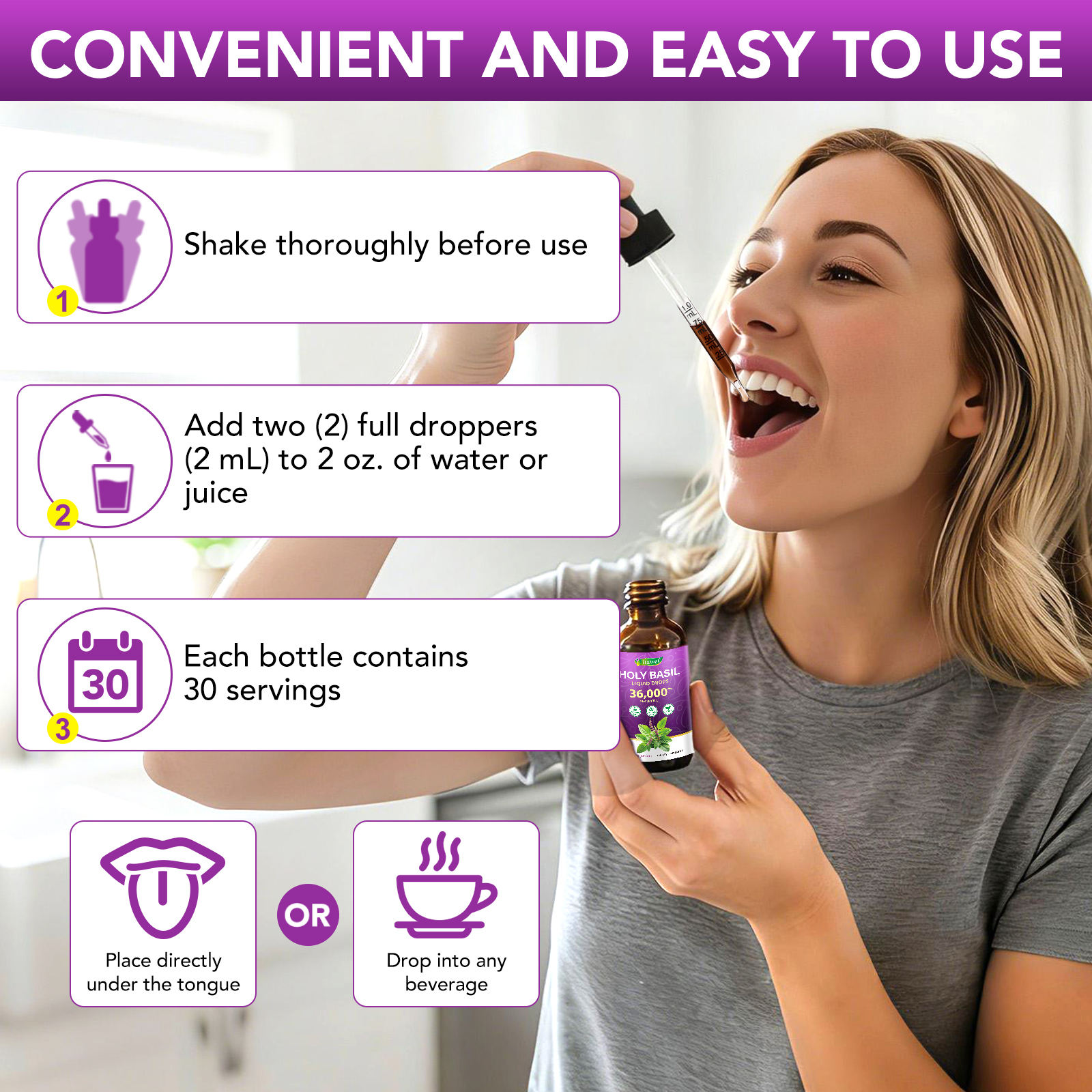 Itawel® - Holy Basil Liquid Drops
