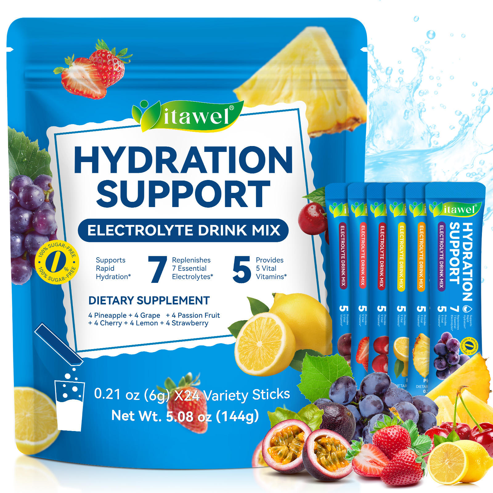 Itawel® - Hydration Support Electrolyte Mix Drink Powder