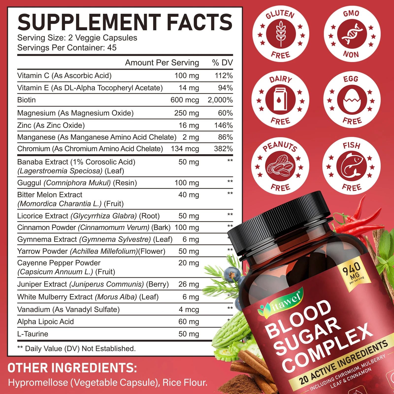 Itawel® - Blood Sugar Complex Capsules